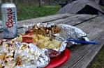 cooked foil meal