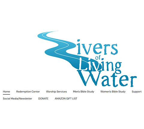 screenshot of riversoflivingwater website