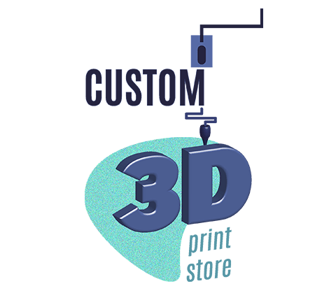 custom 3D print store logo