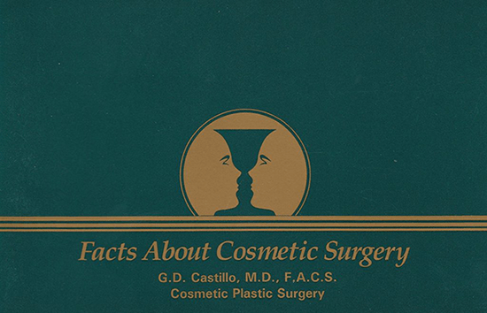 green and gold cosmetic surgery book cover
