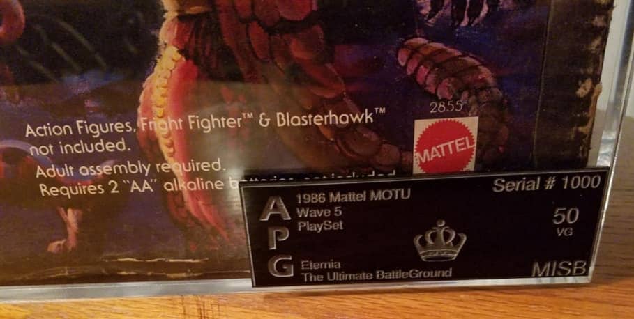 toy grading label